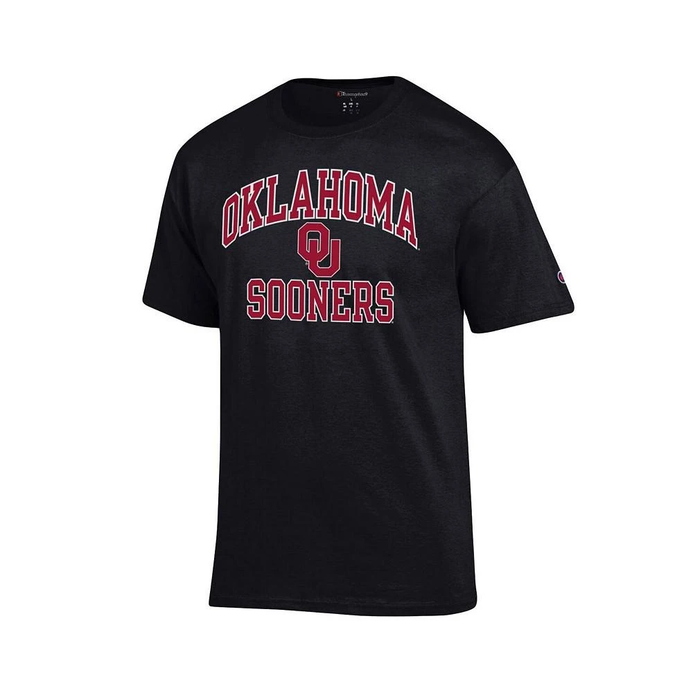 商品CHAMPION|Men's Black Oklahoma Sooners High Motor T-shirt,价格¥205,第2张图片详细描述