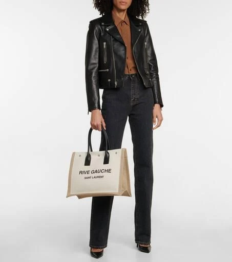 商品Yves Saint Laurent|Rive Gauche S号帆布托特包,价格¥14440,第5张图片详细描述