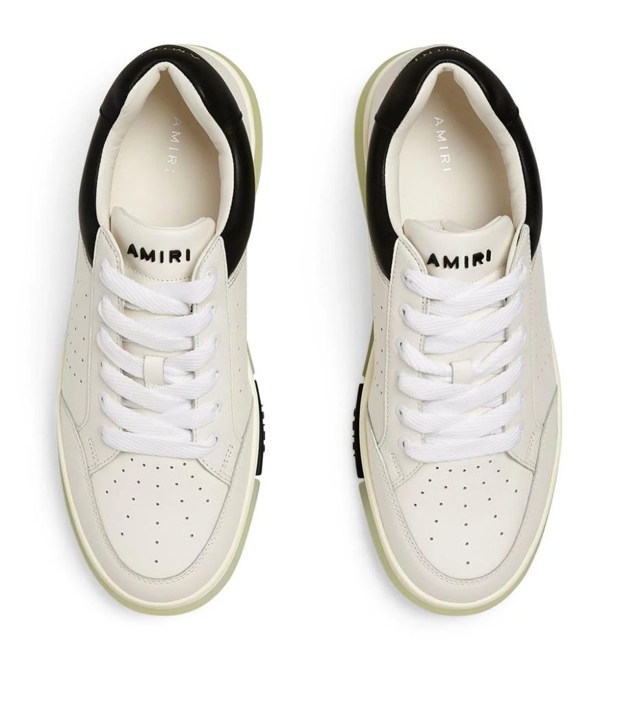 商品AMIRI|Leather Stadium Low-Top Sneakers,价格¥5352,第2张图片详细描述
