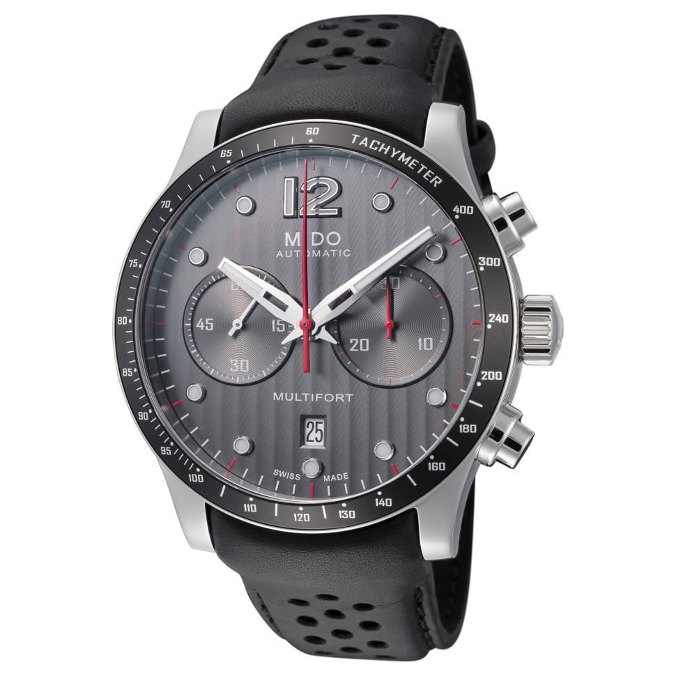 美度Multifort序列 男士机械手表 -黑色皮革表带 -44mm--M025.627.16.061.00商品第1张图片规格展示