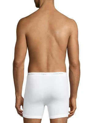 商品Calvin Klein|3-Pack Logo Cotton Boxer Briefs,价格¥165,第3张图片详细描述