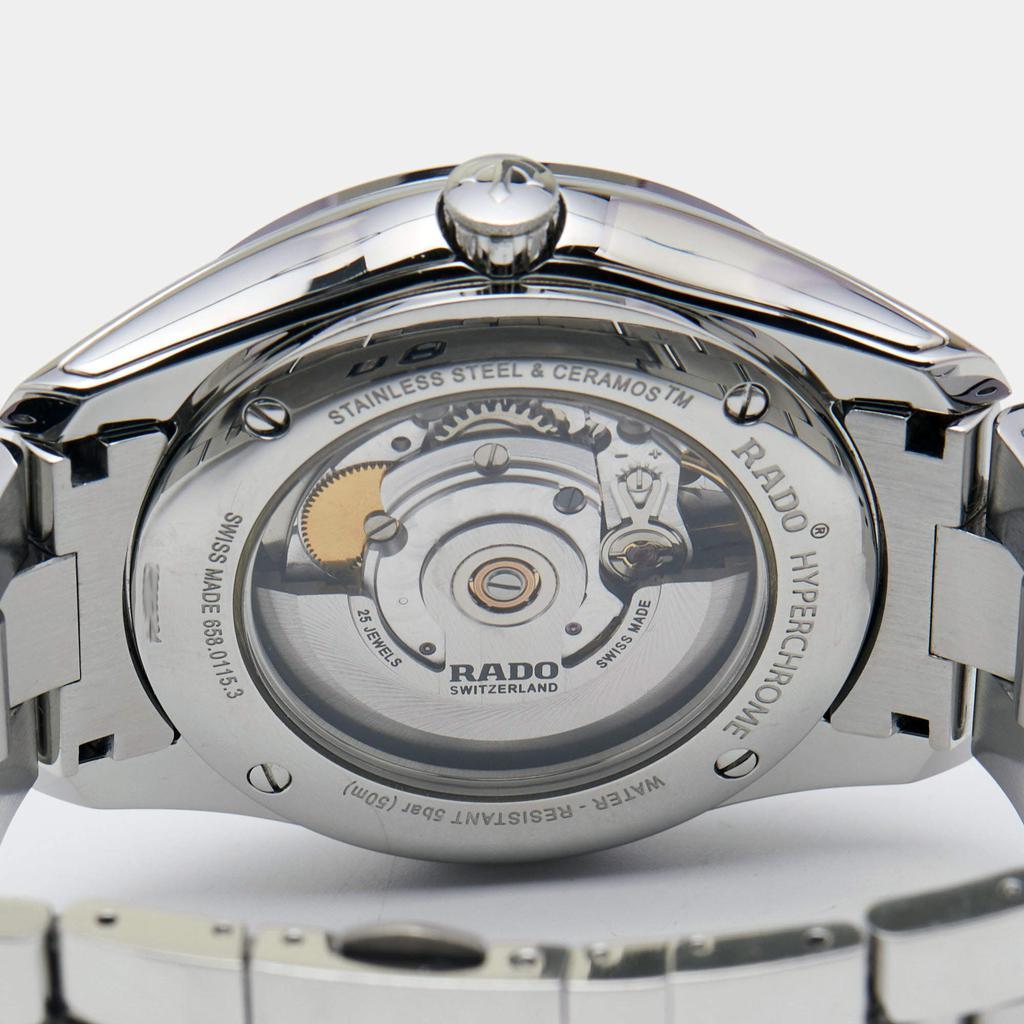 商品[二手商品] Rado|Rado Silver Ceramos Stainless Steel Hyperchrome R32115103 Men's Wristwatch 40 mm,价格¥3929,第6张图片详细描述