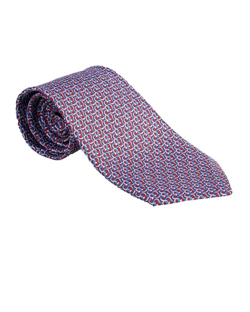 商品Salvatore Ferragamo|Salvatore Ferragamo Micro Pattern Printed Tie,价格¥1523,第1张图片