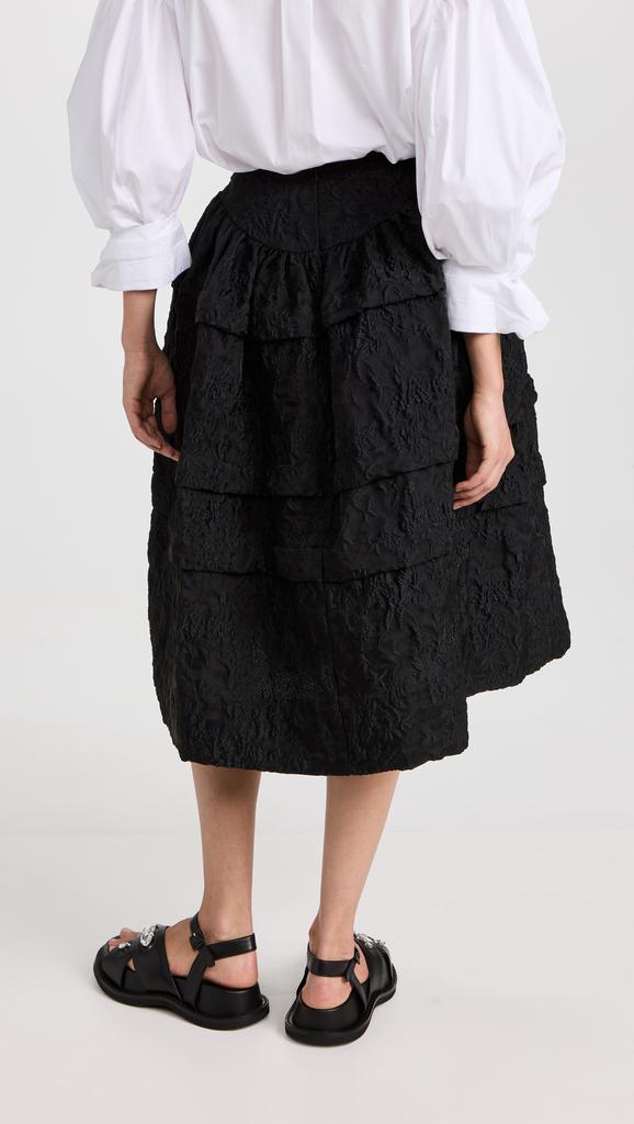 Simone Rocha 层褶紧身半身裙商品第3张图片规格展示