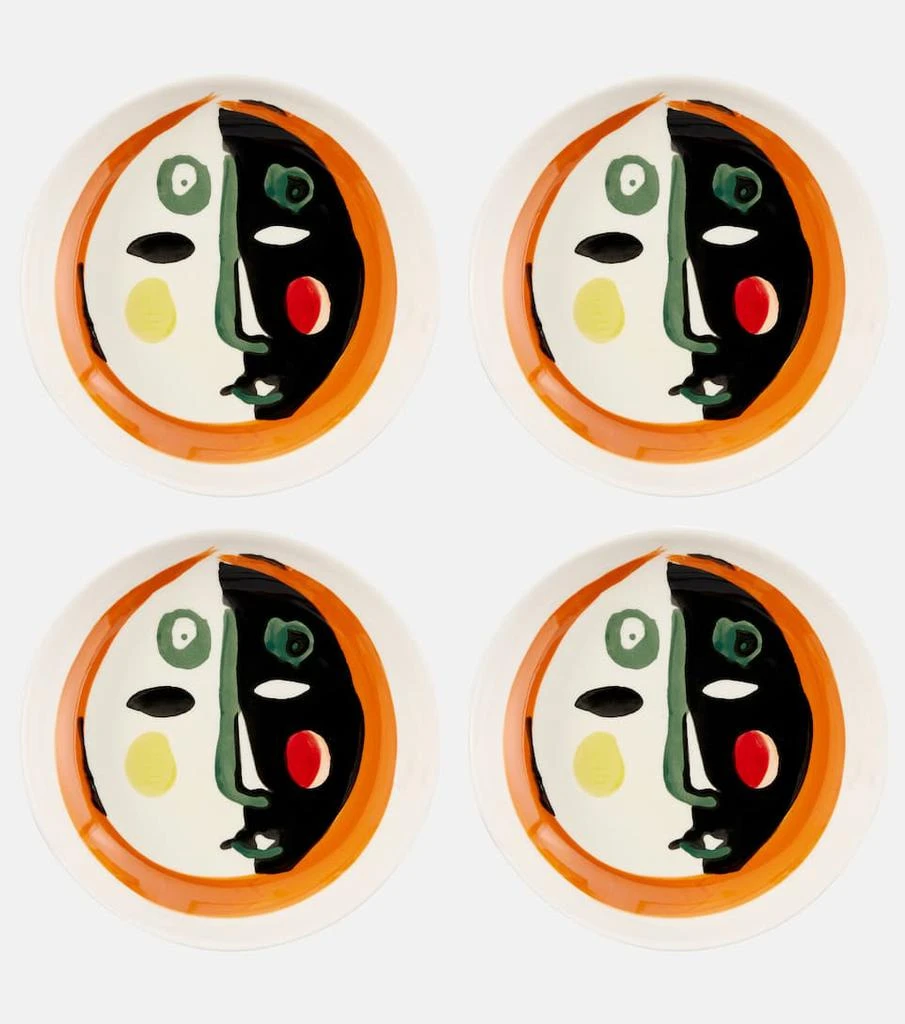 商品Serax|Feast Face 1 Extra Small set of 4 plates,价格¥818,第1张图片
