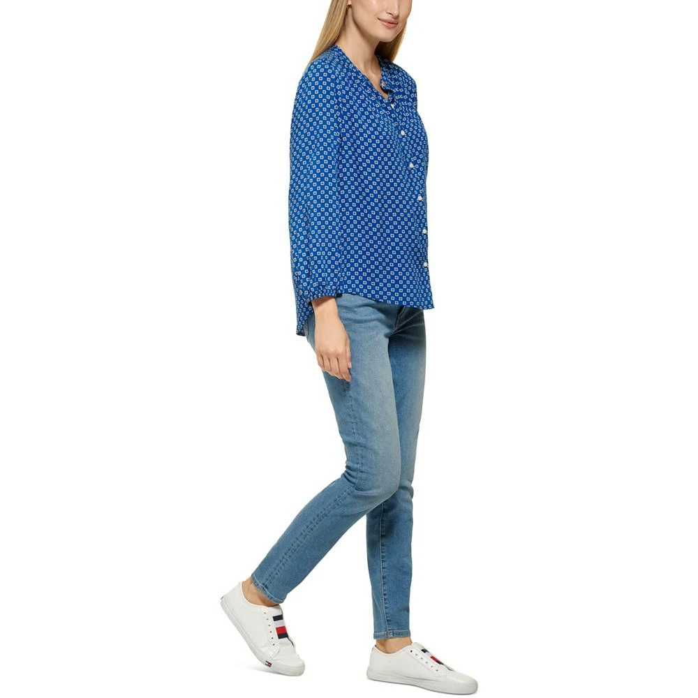 商品Tommy Hilfiger|Women's Long Sleeve Poet Blouse,价格¥312,第3张图片详细描述