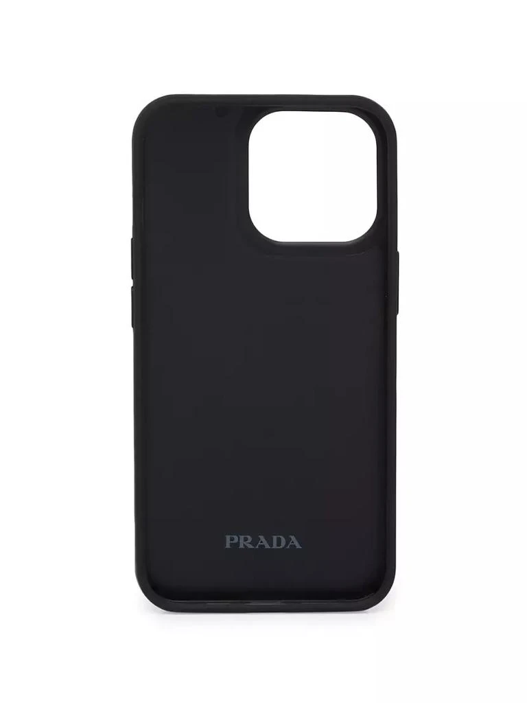 商品Prada|Saffiano Leather Iphone 13 Pro Cover,价格¥3148,第3张图片详细描述