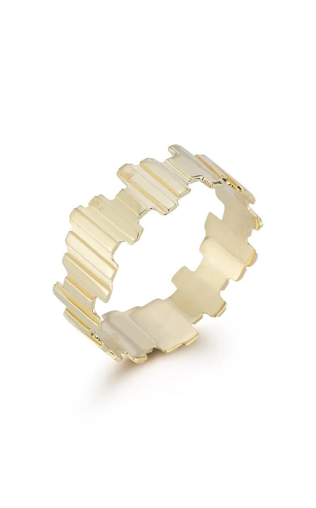 商品Design Lab|14K Gold Thick Ribbed Band Ring,价格¥4305,第2张图片详细描述