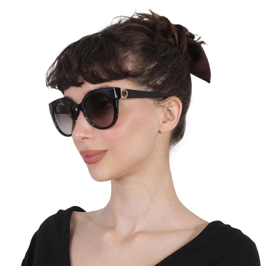 商品Salvatore Ferragamo|Salvatore Ferragamo Grey Cat Eye Ladies Sunglasses SF1031S 001 53,价格¥487,第2张图片详细描述