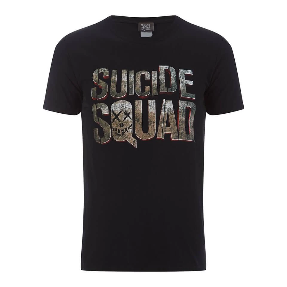 商品Geek Clothing|DC Comics Men's Suicide Squad Logo T-Shirt - Black,价格¥168,第1张图片详细描述