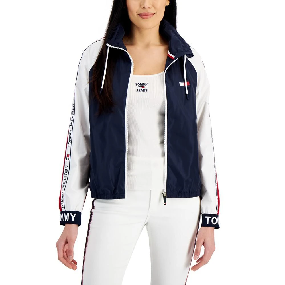 商品Tommy Hilfiger|Women's Colorblocked Windbreaker Jacket,价格¥343,第1张图片