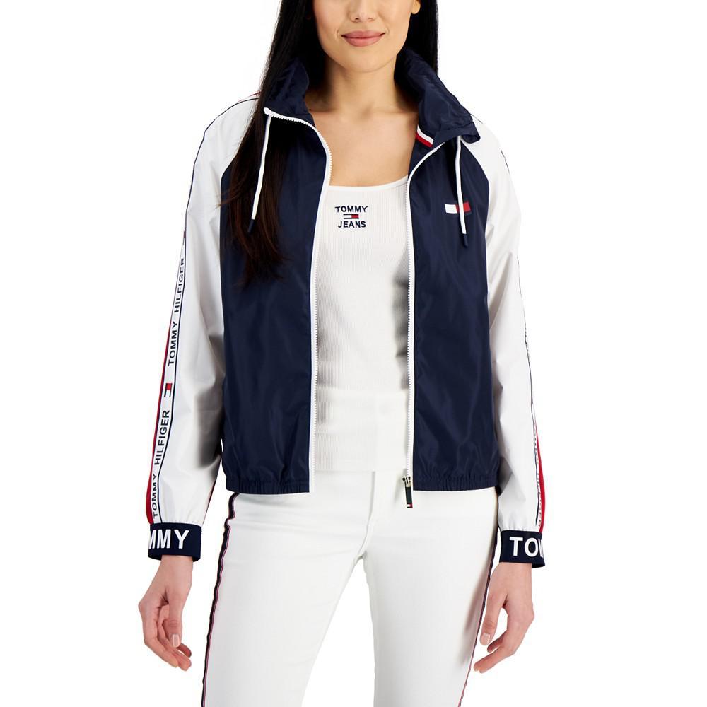 商品Tommy Hilfiger|Women's Colorblocked Windbreaker Jacket,价格¥643,第1张图片