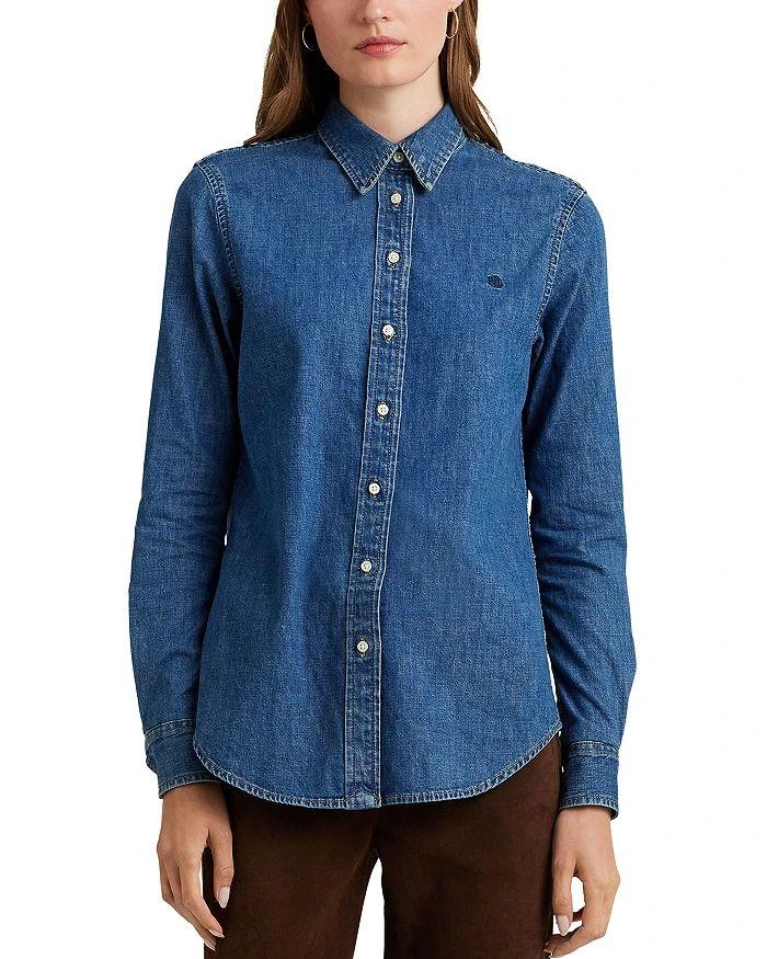 商品Ralph Lauren|Cotton Button Front Shirt,价格¥560,第1张图片详细描述