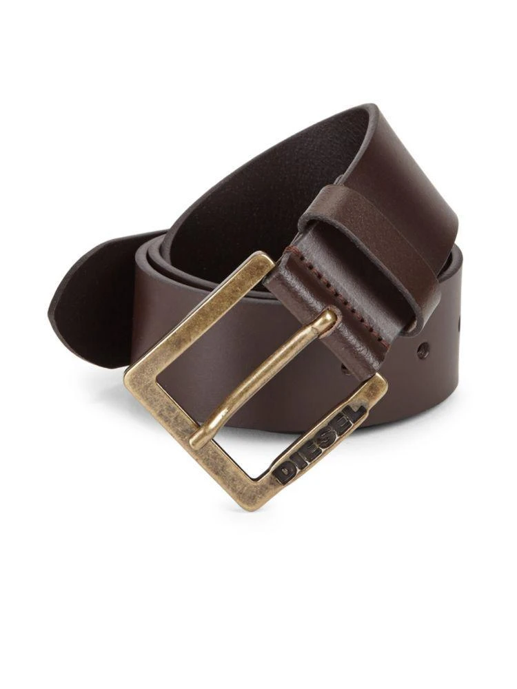 商品Diesel|Logo Leather Belt,价格¥160,第1张图片