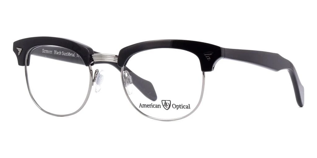 商品American Optical|American Optical Sirmont C1 ST FRO Black Gunmetal - As Seen On Malcolm X,价格¥1741,第1张图片