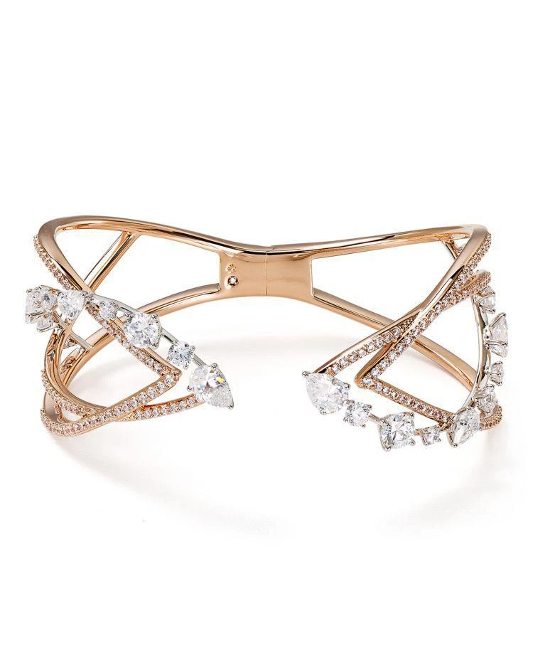 商品Nadri|Duet Hinge Bangle,价格¥270,第1张图片