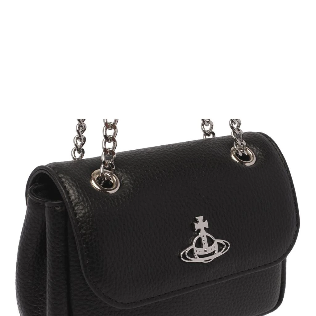 商品Vivienne Westwood|Vivienne Westwood Orb-Plaque Foldover Top Mini Bag,价格¥1269,第4张图片详细描述