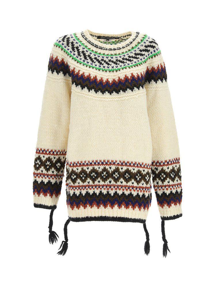 商品Comme des Garcons|Junya Watanabe Comme des Garçons Jacquard Crewneck Sweater,价格¥7378,第1张图片