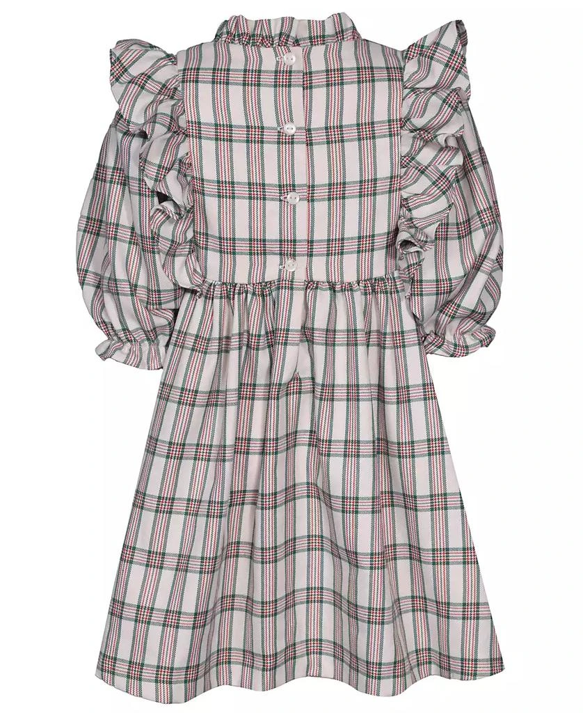 商品Bonnie Jean|Little Girls Plaid Smocking Dress,价格¥216,第2张图片详细描述