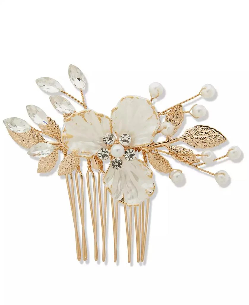商品Lonna & Lilly|Gold Tone Polished Flower Hair Comb,价格¥129,第1张图片