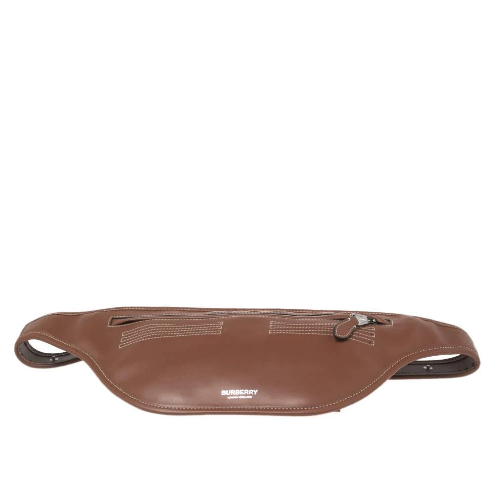 商品Burberry|Burberry Tan Leather Brummell Belt Bag,价格¥3772,第5张图片详细描述