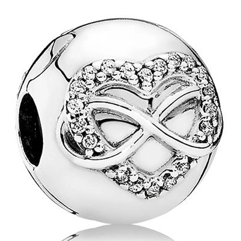 商品PANDORA|PANDORA 潘多拉 无限的心意固定夹 791947CZ,价格¥218,第1张图片