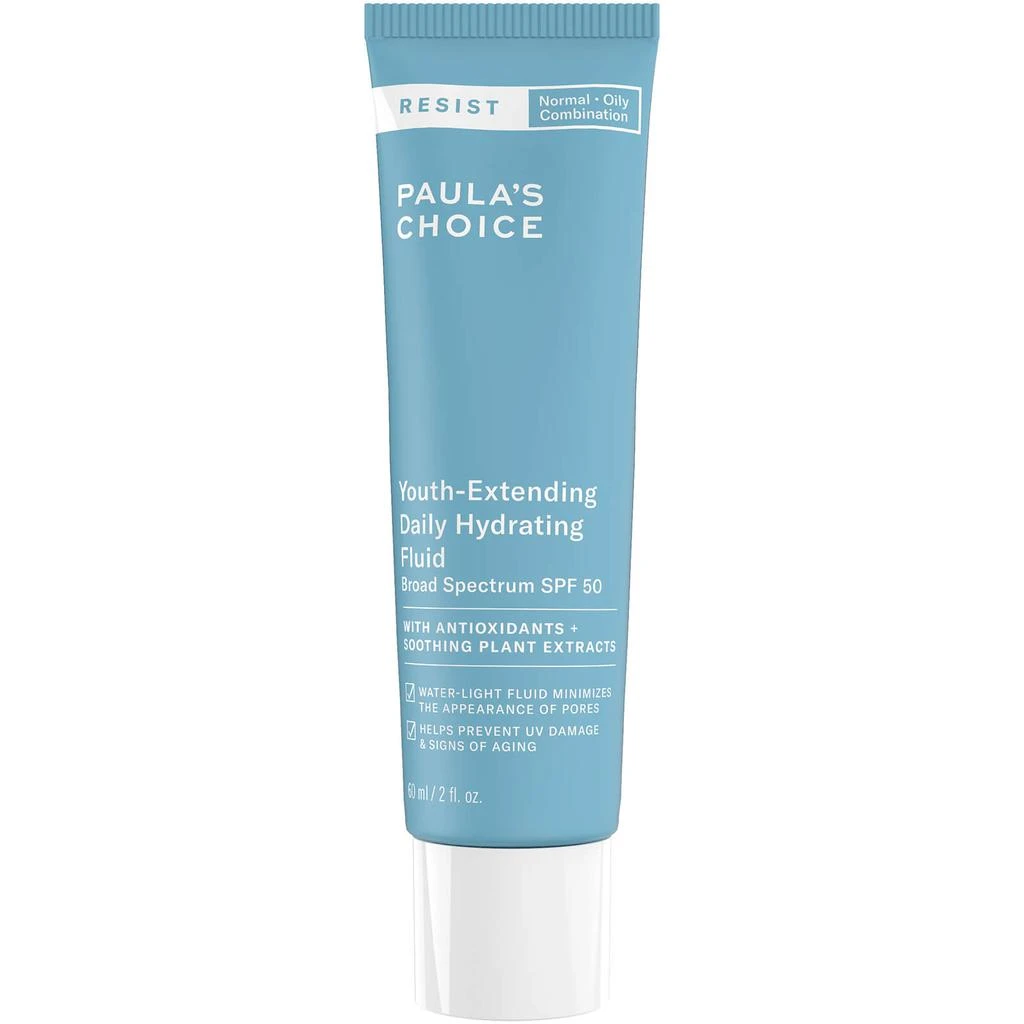 商品Paula's Choice|Paula's Choice Resist Youth-Extending Daily Hydrating Fluid SPF 50,价格¥197,第1张图片