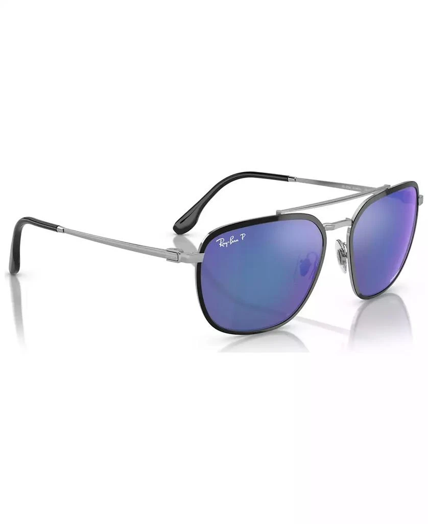 商品Ray-Ban|Men's Polarized Sunglasses, RB3708 Chromance,价格¥1115,第4张图片详细描述