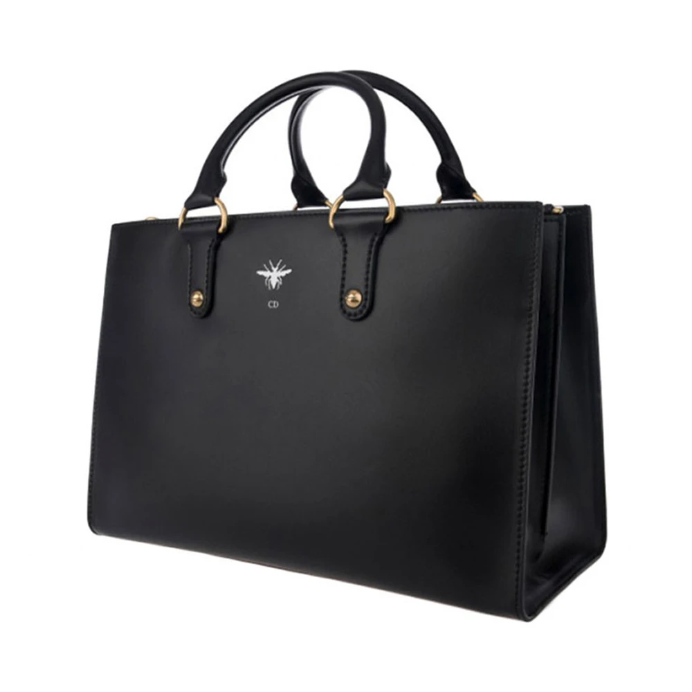 DIOR 女士黑色牛皮经典蜘蛛标识手提包 M5100-CVQV-911 商品