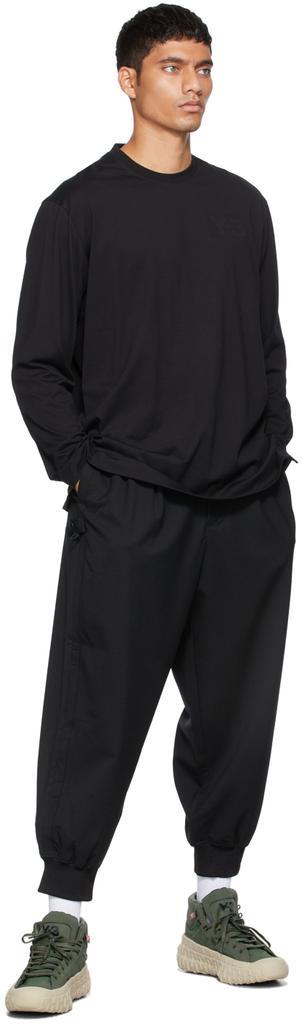 商品Y-3|Black Core Logo Long Sleeve T-Shirt,价格¥386,第6张图片详细描述