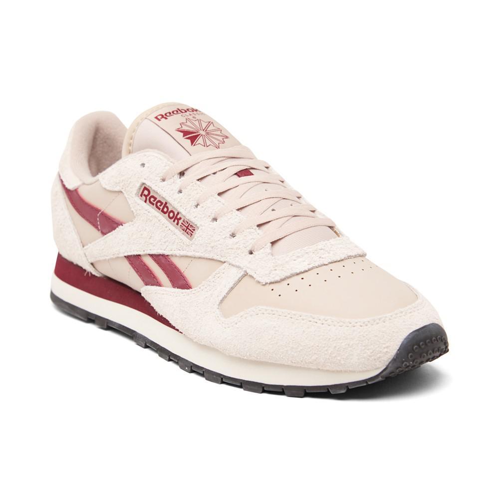 商品Reebok|Men's Classic Leather Casual Sneakers from Finish Line,价格¥626,第1张图片