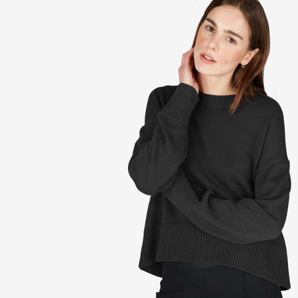 商品Everlane|纯棉方形短款长袖T恤,价格¥501,第1张图片