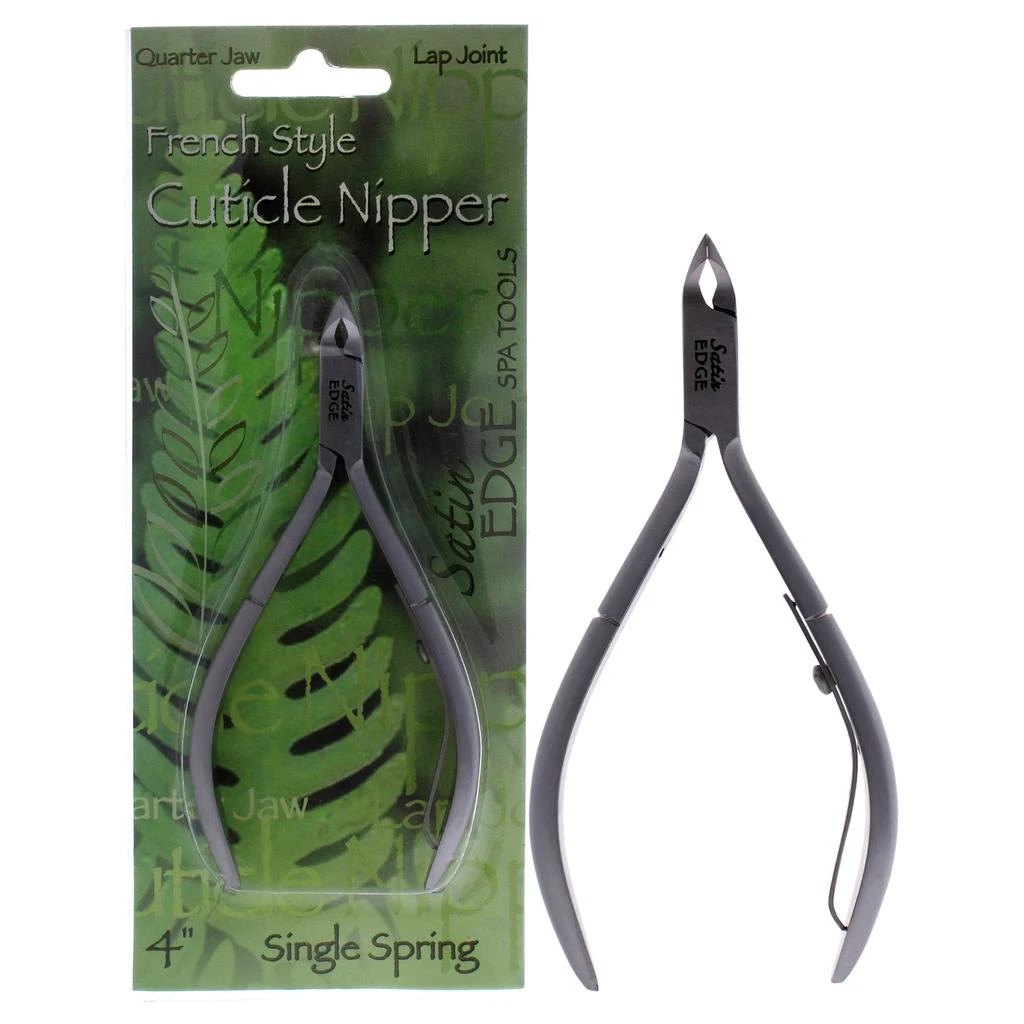 商品Satin Edge|Cuticle Nipper French Style - Quarter Jaw by  for Unisex - 4 Inch Cuticle Nipper,价格¥131,第1张图片