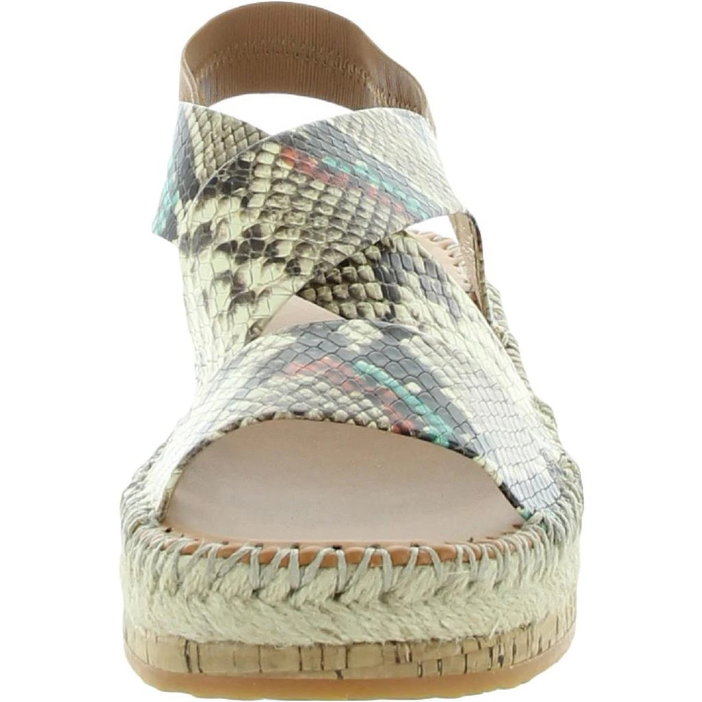 商品Cole Haan|Cole Haan Womens Cloud Vero Leather Embossed Slingback Sandals,价格¥155,第3张图片详细描述