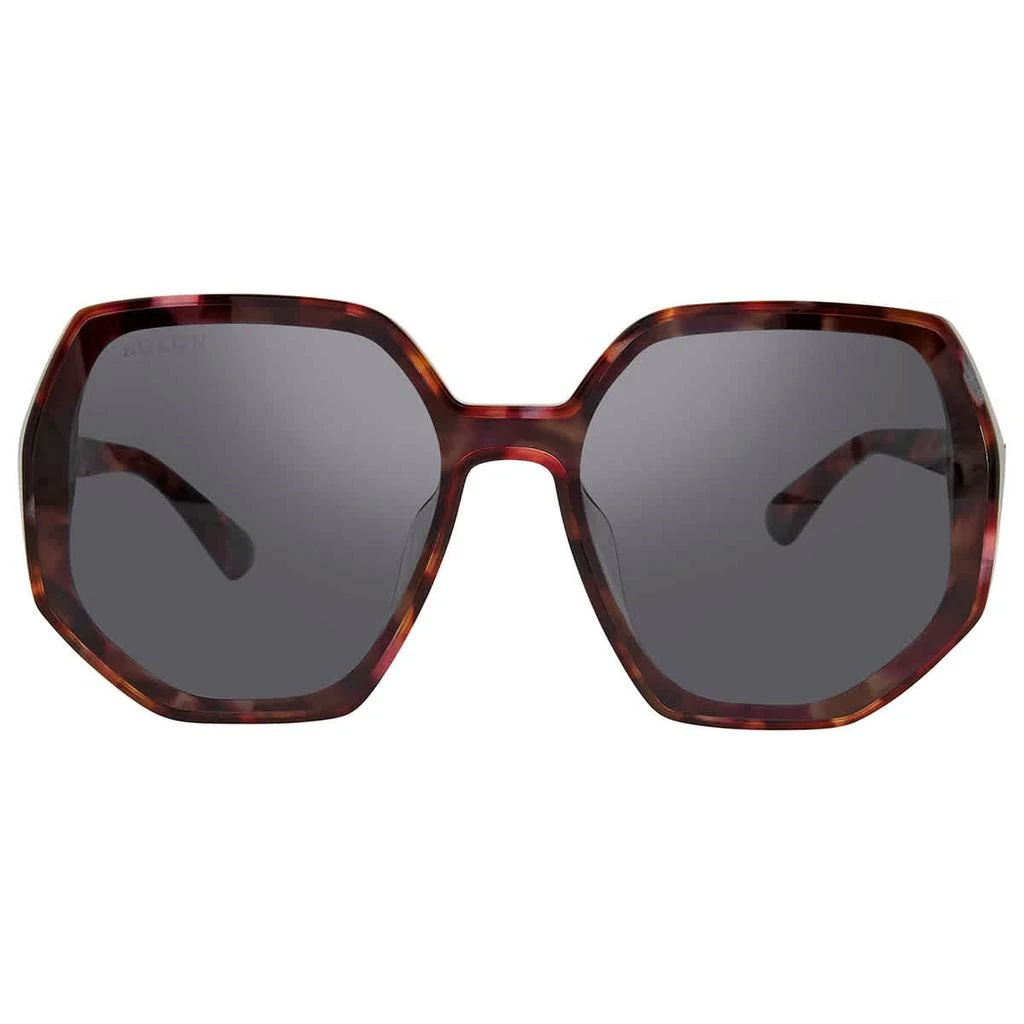 商品BOLON|Jackie Dark Grey Hexagonal Ladies Sunglasses BL3025 A50 60,价格¥263,第2张图片详细描述
