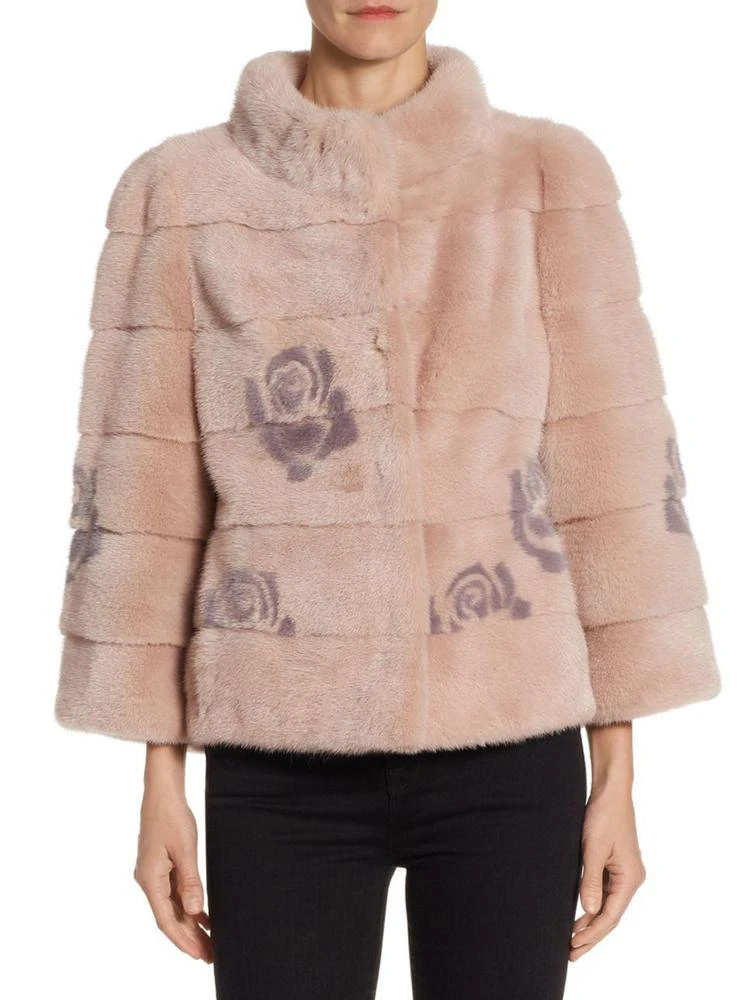 商品Julia & Stella|Rosette Mink Fur Jacket,价格¥36699,第1张图片