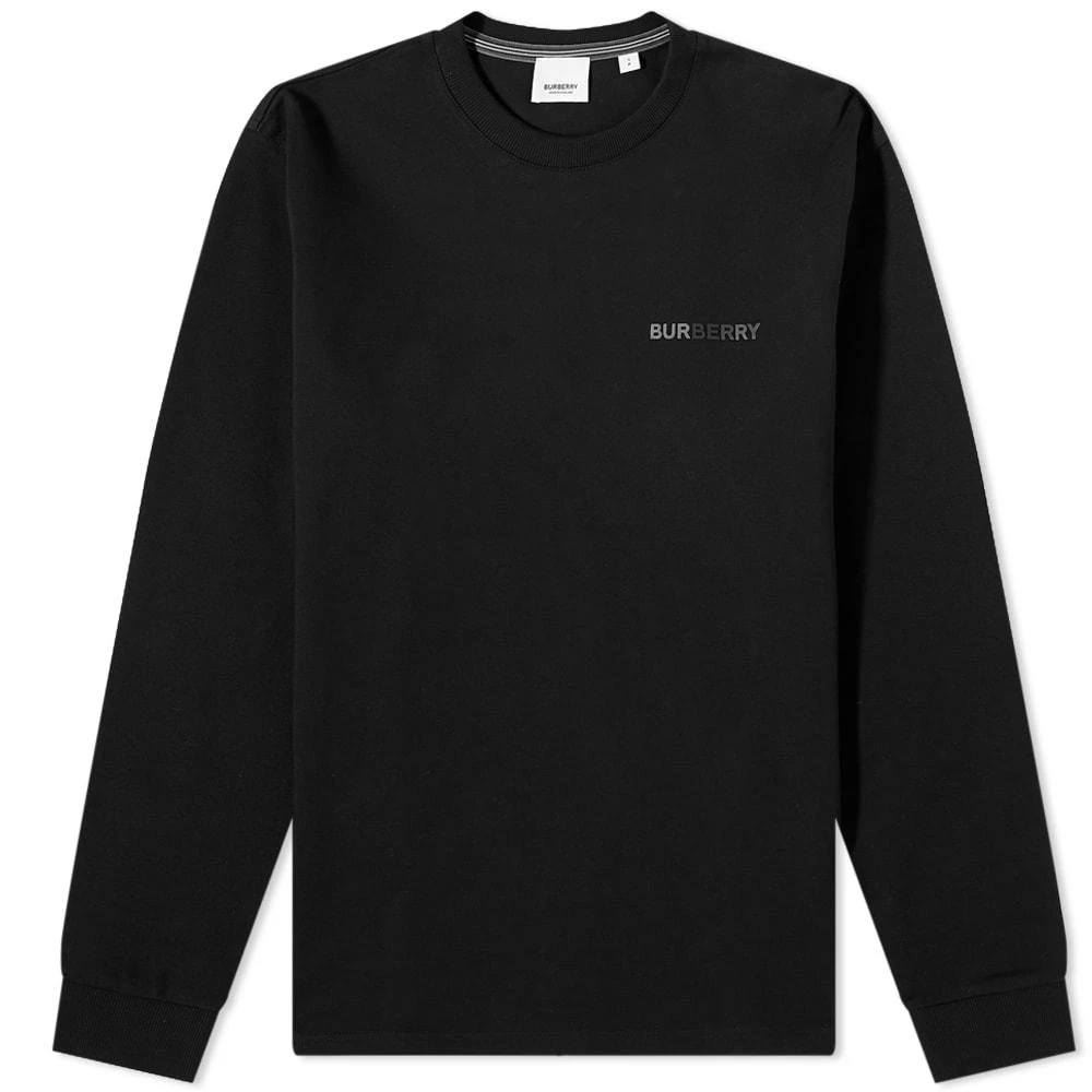 商品Burberry|Burberry Long Sleeve Maddux Logo Tee,价格¥4000,第1张图片