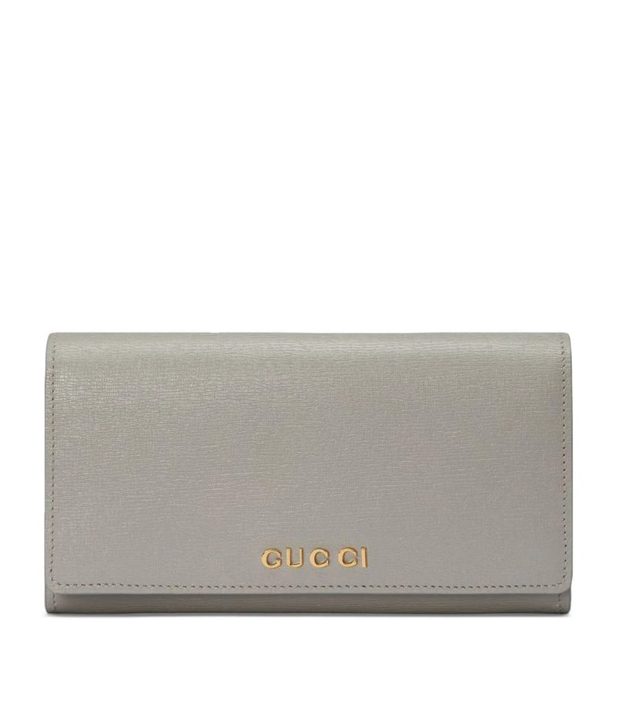 商品Gucci|Leather Continental Wallet,价格¥5726,第1张图片