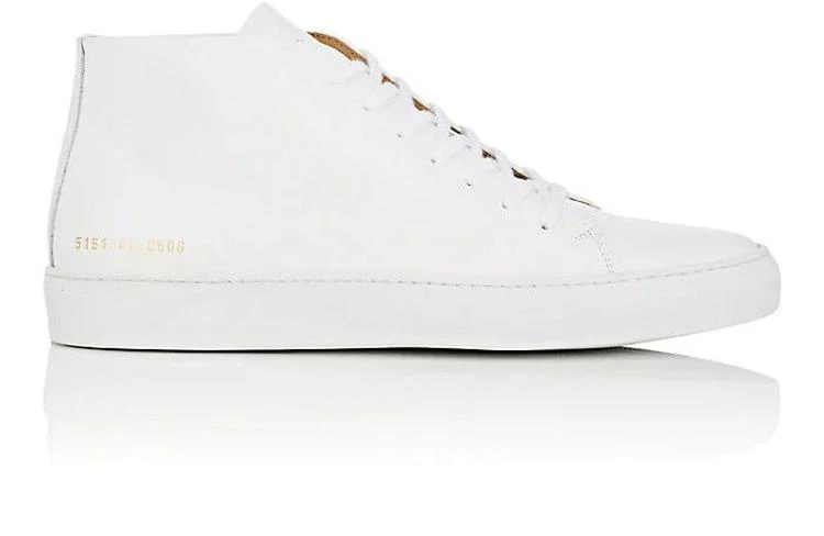 商品Common Projects|New Court Spazzolato Leather Sneakers,价格¥1321,第1张图片