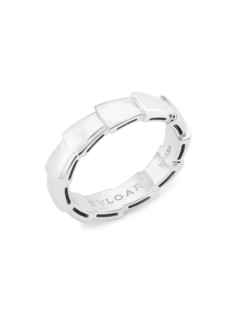 商品BVLGARI|Serpenti Viper 18K White Gold Band Ring,价格¥16608,第1张图片