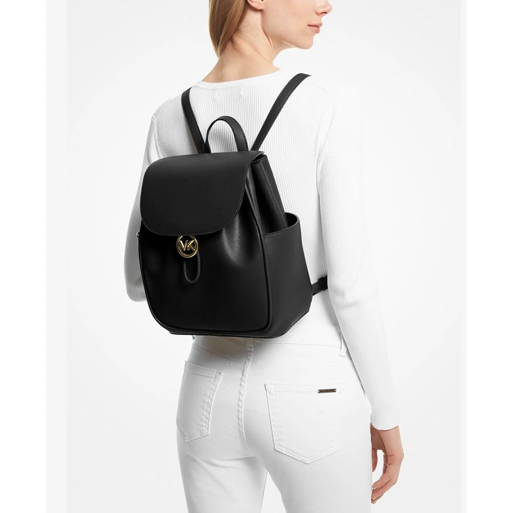 商品Michael Kors|Cheryl Medium Leather Drawstring Backpack,价格¥1391,第4张图片详细描述