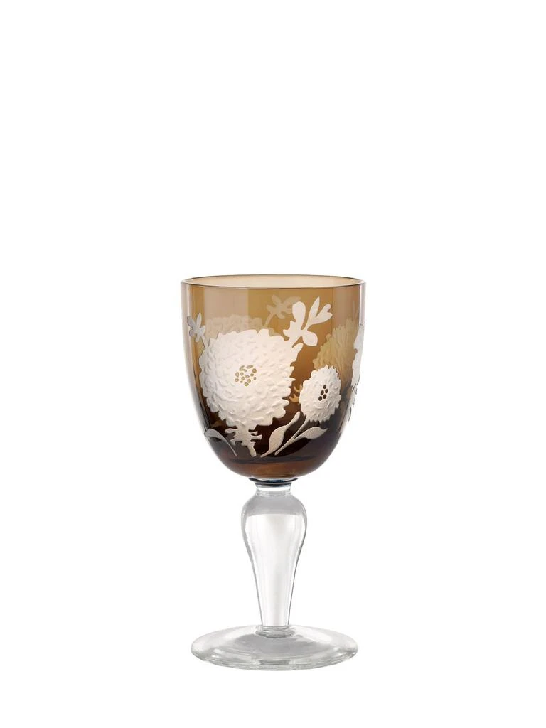 商品POLSPOTTEN|Set Of 6 Peony Multi-color Wine Glasses,价格¥1230,第1张图片详细描述