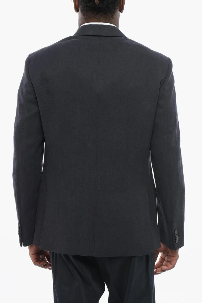 商品Loro Piana|Loro Piana Slim Fit Pure Linen Blazer with Flap Pockets,价格¥18879,第2张图片详细描述