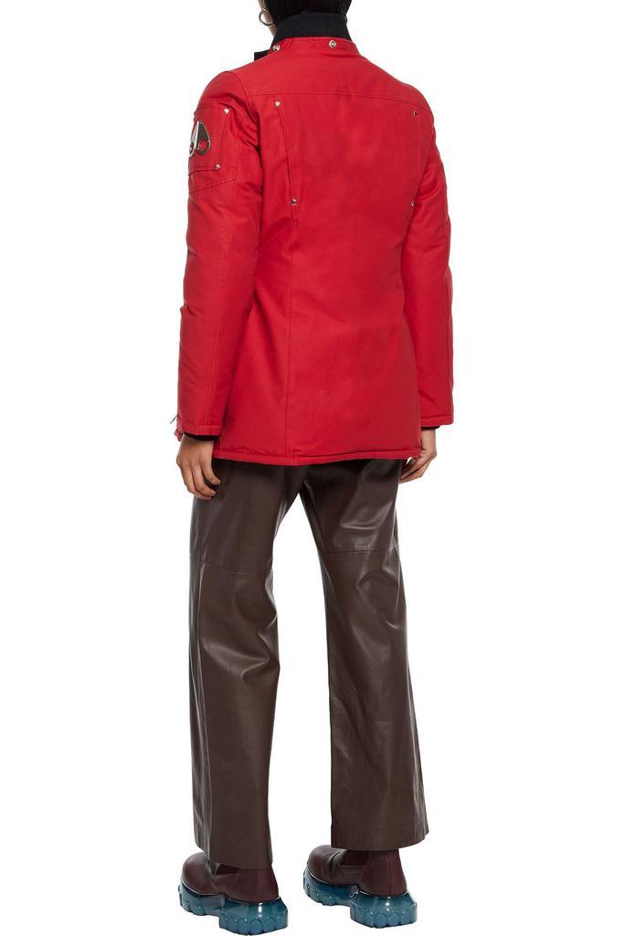 商品Moose Knuckles|Arthurette cotton-blend canvas hooded down jacket,价格¥4042,第7张图片详细描述