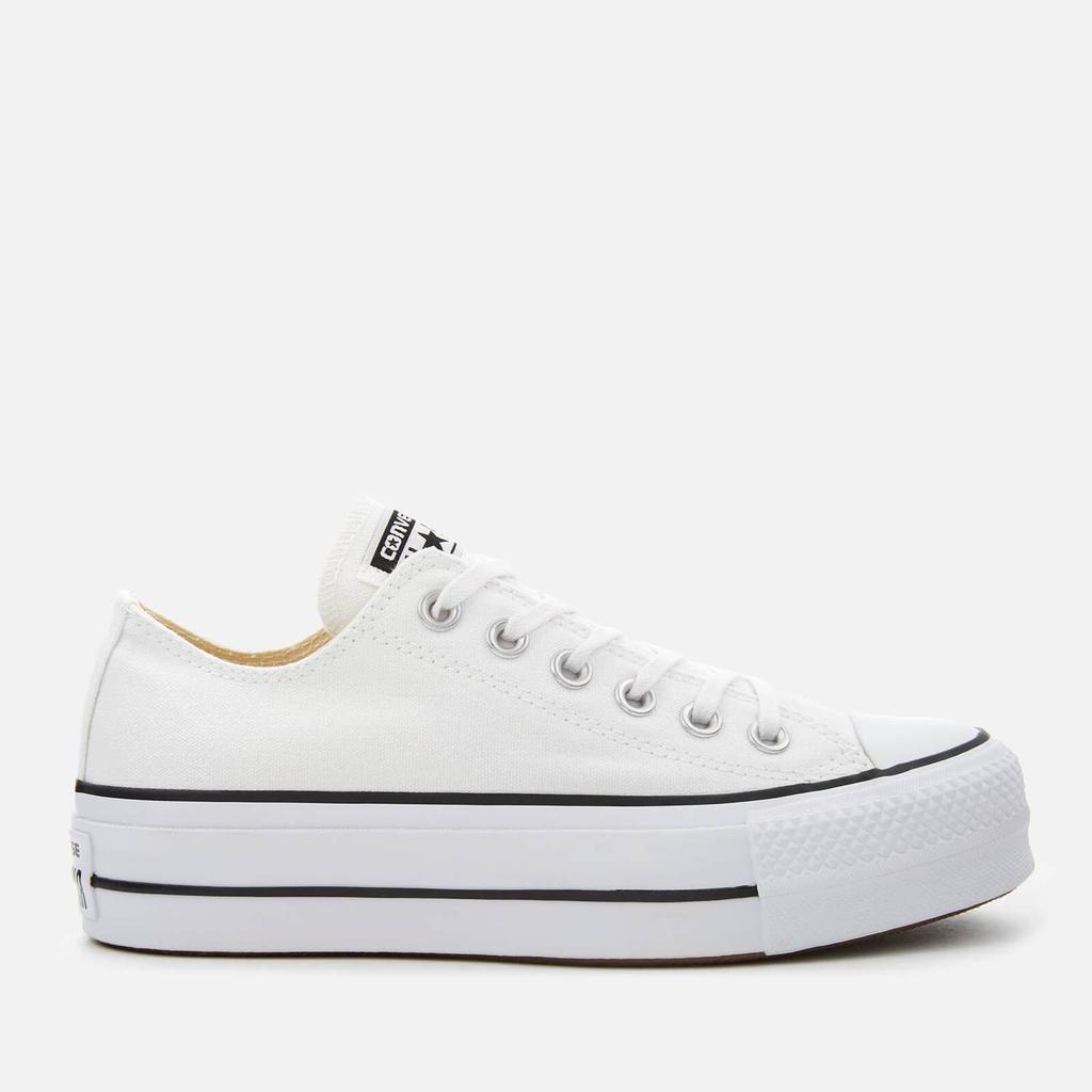 Converse Women's Chuck Taylor All Star Lift Ox Trainers - White/Black/White商品第1张图片规格展示