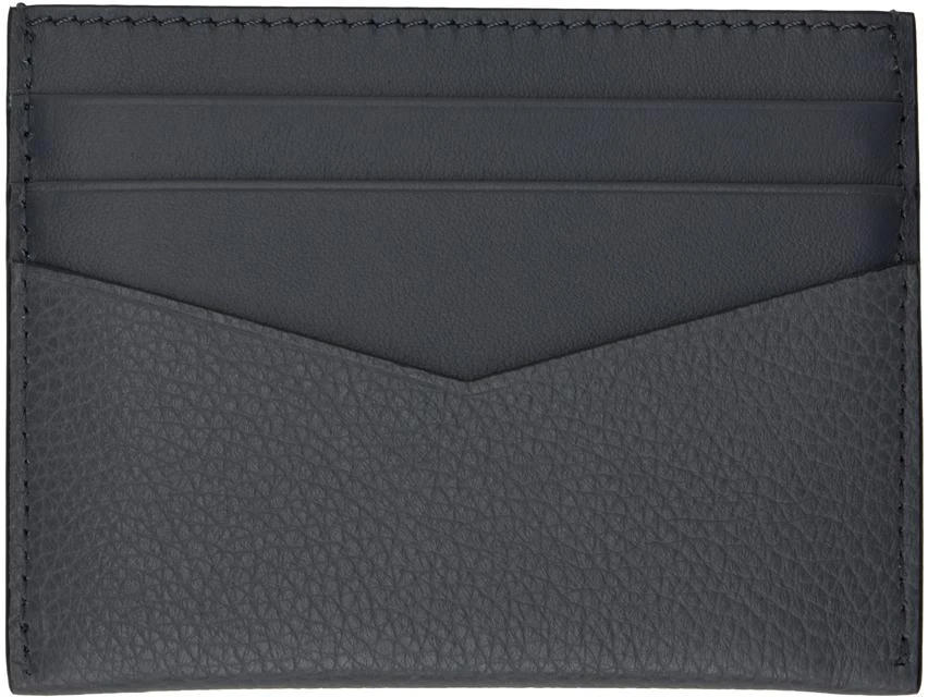 商品Givenchy|Gray Grained Leather Card Holder,价格¥2008,第2张图片详细描述