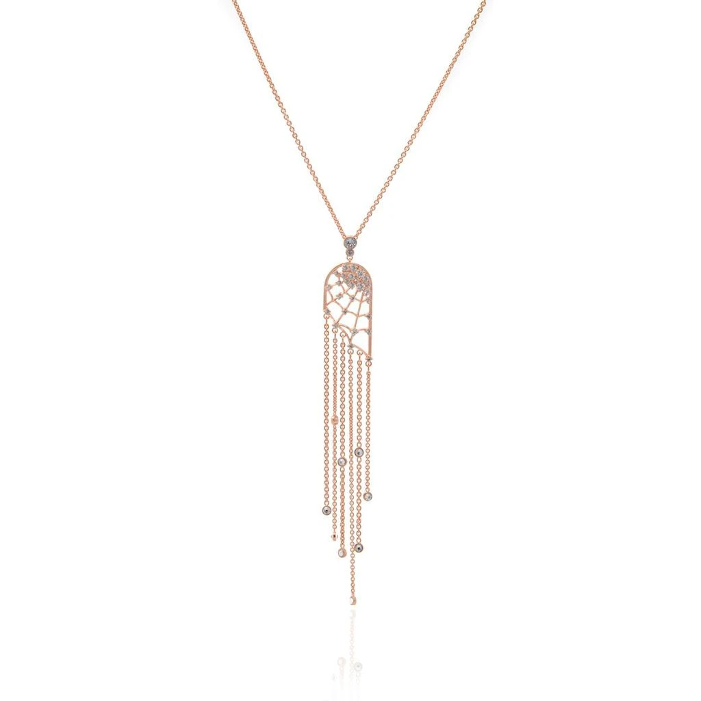 商品Swarovski|Swarovski Precisely Rose Gold Tone Czech White Crystal Necklace 5496492,价格¥565,第1张图片