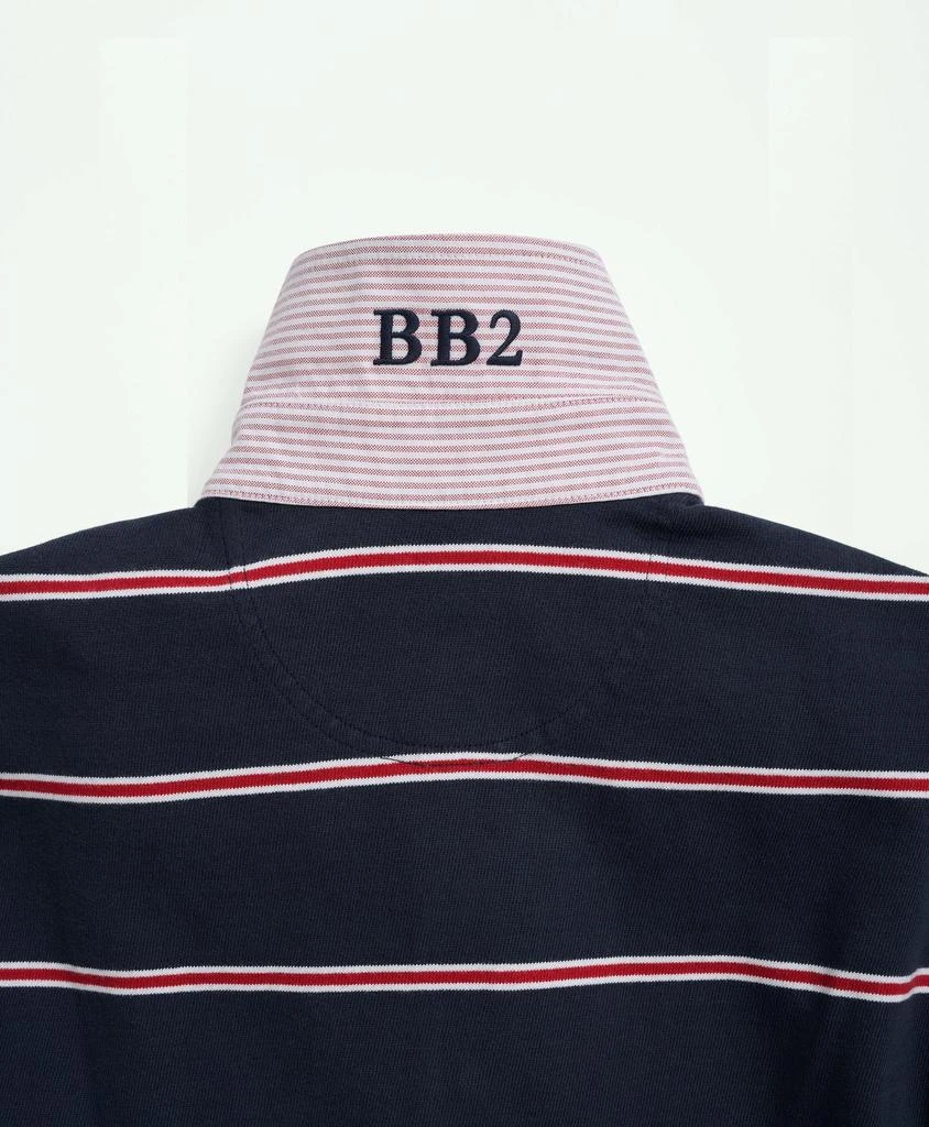 商品Brooks Brothers|Cotton BB#2 Stripe Rugby Shirt,价格¥497,第4张图片详细描述