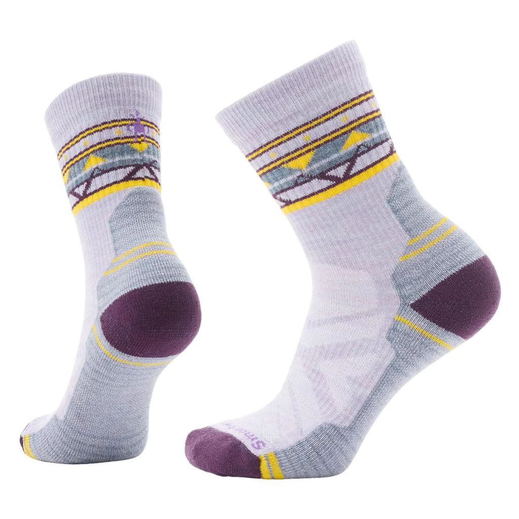 商品SmartWool|Smartwool Hike Light Cushion Zig Zag Valley Mid Crew Sock - Women's,价格¥143,第1张图片