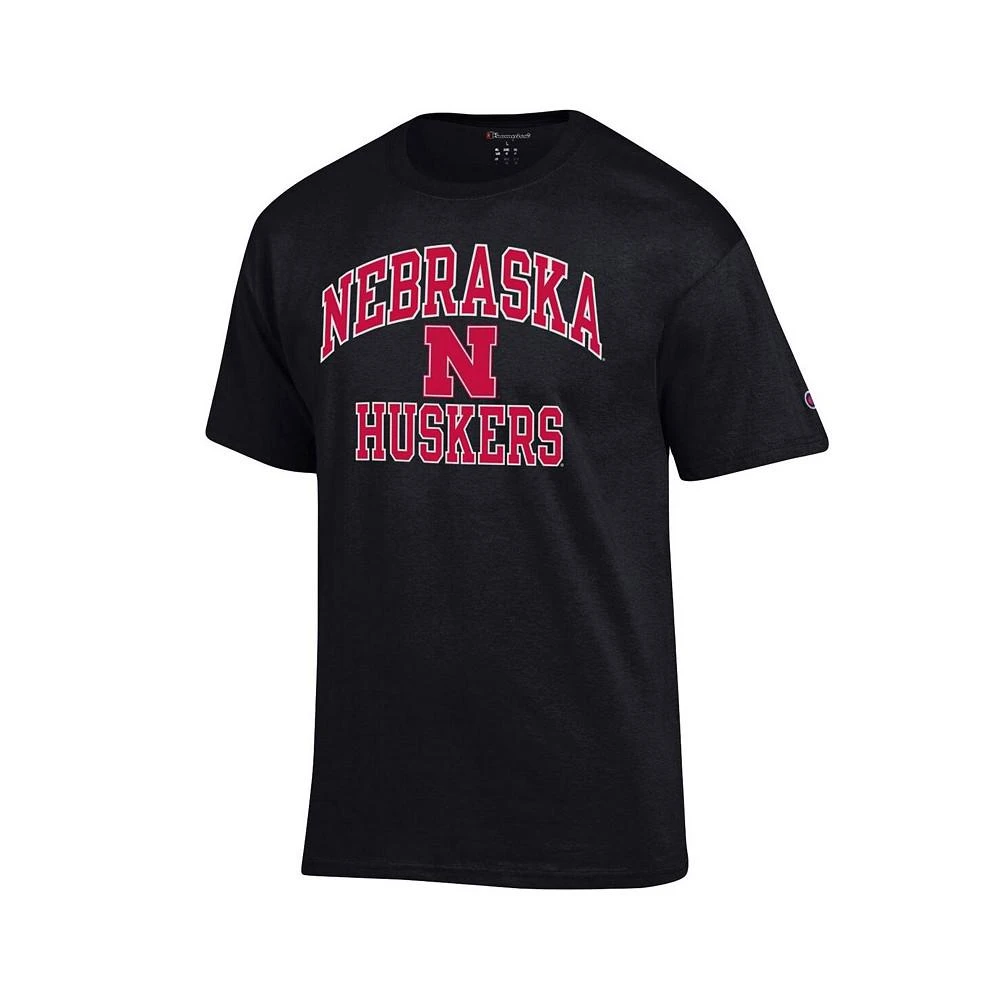 商品CHAMPION|Men's Black Nebraska Huskers High Motor T-shirt,价格¥207,第2张图片详细描述